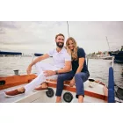 Cutter&Buck galléros póló Virtue Solid 200 fehér