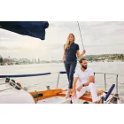 Cutter&Buck galléros póló Virtue Solid 200 fehér