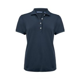   Cutter&Buck női galléros póló Virtue Solid 200 sötét tengerkék