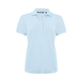   Cutter&Buck női galléros póló Virtue Solid 200 világoskék