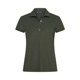   Cutter&Buck női galléros póló Virtue Solid 200 borostyán