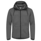 Cutter&Buck pulóver Pemberton Hood Full Zip 350 melírozott antracit