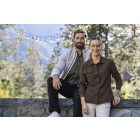 Cutter&Buck fleece felső Hunts 195 ezüst