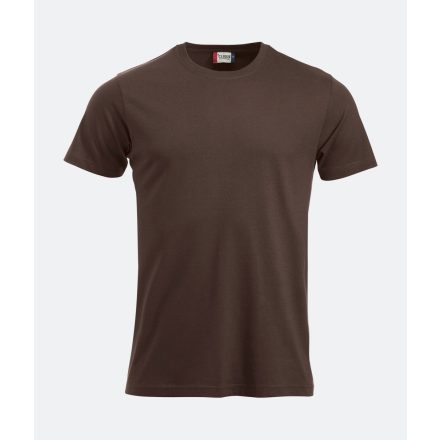 Clique póló New Classic-T 160 barna