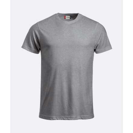 Clique póló New Classic-T 160 melírozott szürke