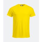 Clique póló New Classic-T 160 citromsárga