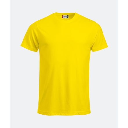 Clique póló New Classic-T 160 citromsárga