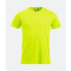 Clique póló New Classic-T 160 fluozöld