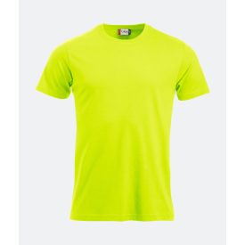 Clique póló New Classic-T 160 fluozöld