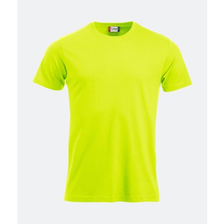 Clique póló New Classic-T 160 fluozöld