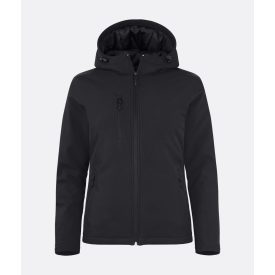Clique női softshell dzseki Padded Hooded 315 fekete