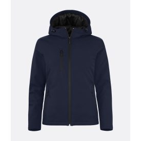   Clique női softshell dzseki Padded Hooded 315 sötét tengerkék