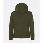 Clique női softshell dzseki Padded Hooded 315 military