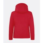Clique női softshell dzseki Padded Hooded 315 piros