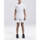 Craft gyerek short Squad Go Solid Jr 130 fehér