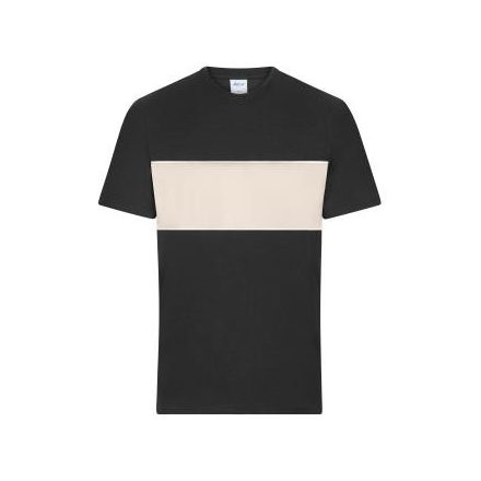 Daiber póló Colour-Block Bio 180 165 fekete-homok