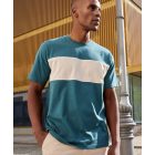 Daiber póló Colour-Block Bio 180 165 dusty kék-homok