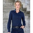 Daiber hosszú ujjú női ing Puplin Slim Fit 100 tengerkék