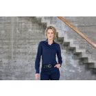 Daiber hosszú ujjú női ing Puplin Slim Fit 100 tengerkék