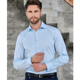 Daiber hosszú ujjú ing Puplin Slim Fit 100 világoskék