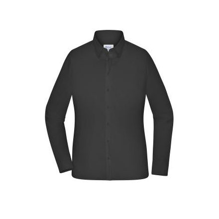 Daiber hosszú ujjú női ing Modern Fit 100 fekete