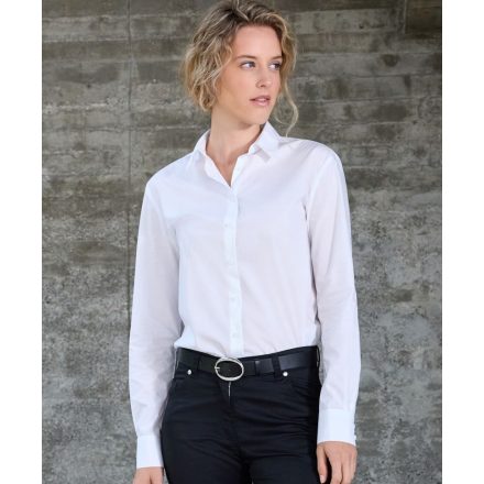 Daiber hosszú ujjú női ing Modern Fit 100 fehér