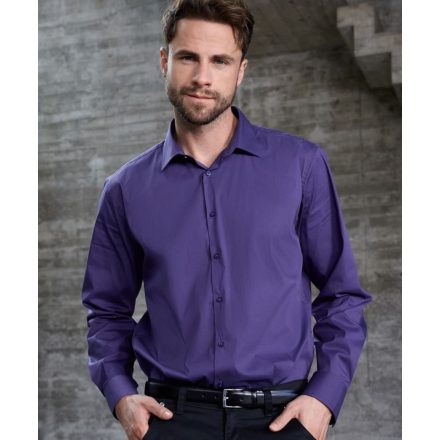 Daiber hosszú ujjú ing Modern Fit 100 mélylila