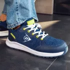 Dunlop munkavédelmi cipő T-Max S1P HRO sötétkék-lime