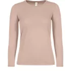 B&C hosszú ujjú női póló E150 pink