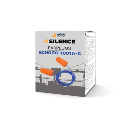 4WRK zsinóros füldugó Echo narancs-kék