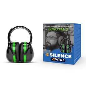 4WRK fültok Echo FM-2 SNR 33 dB fekete-zöld