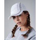 Beechfield baseball sapka Coolmax Flow Mesh 3P fehér