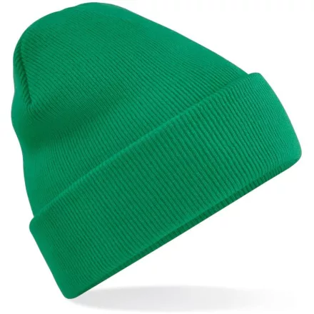 Beechfield sapka Original Cuffed fűzöld