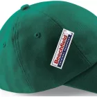Beechfield baseball sapka Low Profile Heavy Cotton Drill 5P üvegzöld