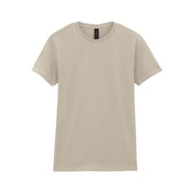 Gildan női póló Ring Spun 150 homokszín