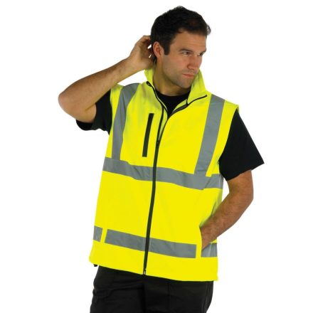 Yoko Hi-Vis Softshell Bodywarmer