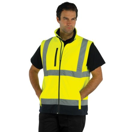 Yoko Hi-Vis Softshell Bodywarmer