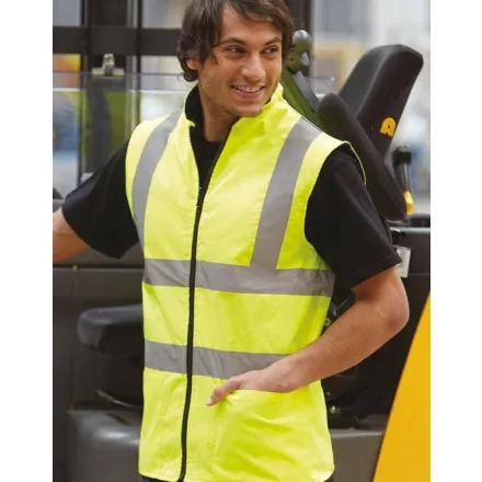 Yoko Hi-Vis Fleece Reversible Bodywarmer