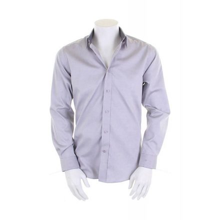 Kustom Kit Contrast Premium Oxford Shirt LS