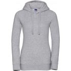 Russell női pulóver Authentic Hooded Sweat 280 melírozott szürke
