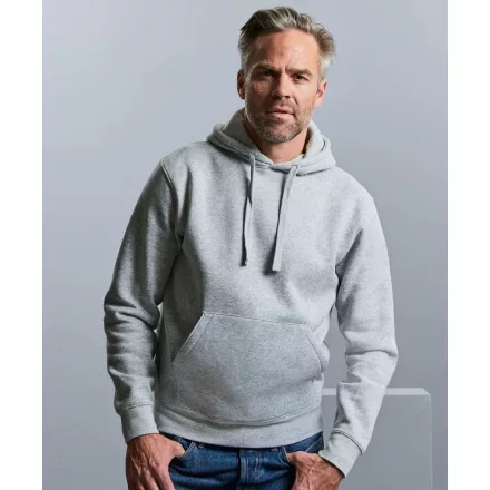 Russell pulóver Authentic Hooded Sweatshirt 280 világosszürke