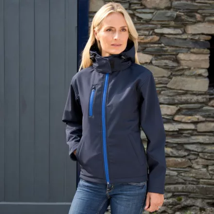 Ladies TX Performance Hooded Softshell Jacket