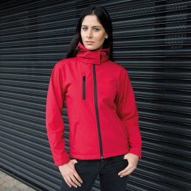 Ladies TX Performance Hooded Softshell Jacket