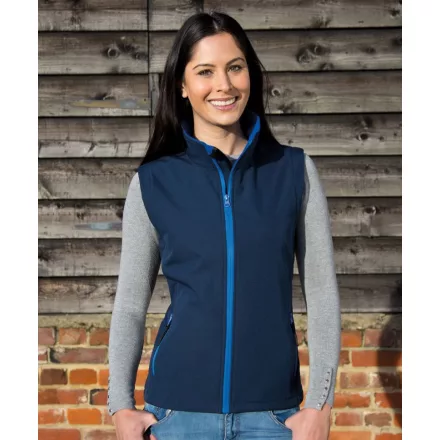 Result női mellény Soft Shell Bodywarmer 280 tengerkék-királykék