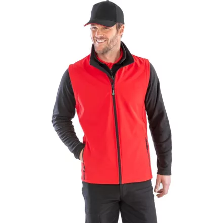 Result mellény Soft Shell Bodywarmer 280 piros-fekete