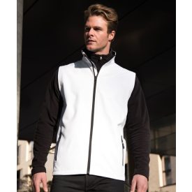 Result mellény Soft Shell Bodywarmer 280 fehér-fekete