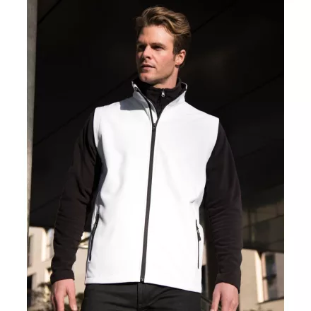 Result mellény Soft Shell Bodywarmer 280 fehér-fekete