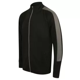 F+H tréning felső Tracksuit 250 fekete-fegyverszürke