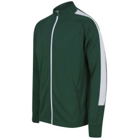 F+H tréning felső Tracksuit 250 üvegzöld-fehér