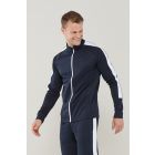 F+H tréning felső Tracksuit 250 tengerkék-fehér
